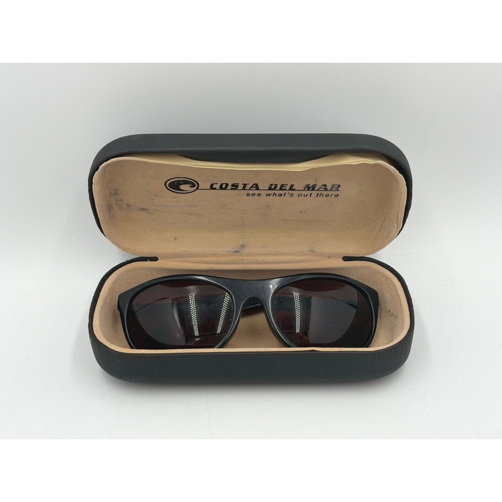 Costa Del Mar Euro EU-11 Sunglasses Mens Black Sport Frames with Case